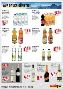 Coca Cola im aktuellen Trinkgut Prospekt (Augsburg) Coca Cola im Trinkgut Prospekt "Aktuelle Angebote" mit 4 Seiten (Augsburg)