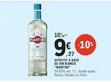 Apéritif à base de vin Bianco - Martini dans le catalogue E.Leclerc