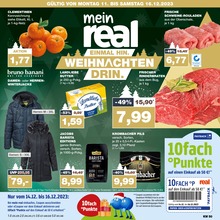 Aktueller Real Supermärkte Prospekt für Halle (Saale) 11.12.2023 - 16.12.2023 Real Prospekt für Halle (Saale) mit 36 Seiten