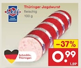 Netto Marken-Discount Rudolstadt - Thüringer Jagdwurst Angebot im Prospekt Thüringer Jagdwurst bei Netto Marken-Discount im Rudolstadt Prospekt für 0,99 €