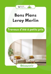 Catalogue Autres Magasins Magazine en cours à Trévières et alentours, "Bons Plans Leroy Merlin : Travaux d'été à petits prix", 1 page, 30/07/2025 - 10/08/2025