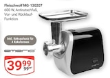 Fleischwolf MG-130207 im Angebot bei GLOBUS in Erlangen Fleischwolf MG-130207 Angebote von emerio bei GLOBUS Erlangen für 39,99 €