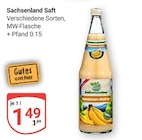 saft im Angebot bei GLOBUS in Altenburg saft Angebote von Sachsenland bei GLOBUS Altenburg für 1,49 €