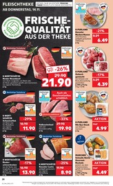 Aktueller Kaufland Prospekt mit Roastbeef, "Aktuelle Angebote", Seite 20