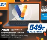 Aktuelles Notebook VivoBook 15 X1504 Angebot bei expert in Würzburg ab 549,00 €