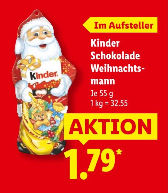 Schokolade Weihnachtsmann