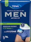 Hygiene-Pants MEN Active Fit von Tena für 7,99 € bei budni im Angebot Hygiene-Pants MEN Active Fit von Tena im aktuellen budni Prospekt