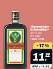 Kräuterlikör Angebote von Jägermeister bei Netto mit dem Scottie Frankfurt für 11,99 €