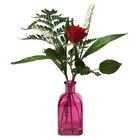 Vase Verre 2 Brins + 1 Rose en promo chez Auchan Hypermarché Champigny-sur-Marne à 4,49 €