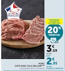 Porc cote avec os a griller à Super U dans Roussay Porc cote avec os a griller à Super U dans Roussay