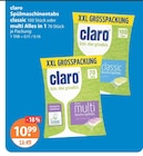 Spülmaschinentabs classic im V-Markt Prospekt Spülmaschinentabs classic von claro im aktuellen V-Markt Prospekt für 10,99 €