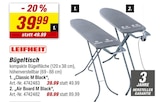 Bügeltisch Angebote von Leifheit bei toom Baumarkt Kaiserslautern für 39,99 €