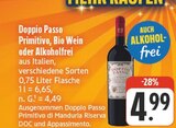 Primitivo, Bio Wein oder Alkoholfrei bei nah und gut im Prospekt "" für 4,99 €