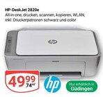 DeskJet 2820e im Angebot bei GLOBUS in Saarbrücken DeskJet 2820e Angebote von HP bei GLOBUS Saarbrücken für 49,99 €