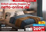 LED Bett SORINA Angebote von HOME DELUXE bei Netto Marken-Discount Passau für 269,99 €