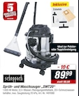 Sprüh- und Waschsauger SWT20 Angebote von Scheppach bei toom Baumarkt Nürtingen für 89,99 €