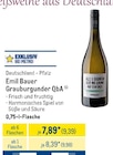 Grauburgunder QbA von Emil Bauer im aktuellen METRO Prospekt für 9,39 €