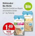 Bio Roggenmehl Type 997 im V-Markt Prospekt Bio Roggenmehl Type 997 von Mehlzauber im aktuellen V-Markt Prospekt für 1,49 €