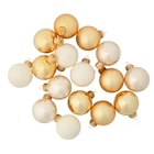 16 Weihnachtskugeln im Set Angebote bei Ernstings family Buxtehude für 4,99 €