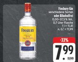 Finsbury Gin Angebote von Finsbury bei EDEKA Plauen für 7,99 €