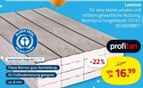Laminat im Angebot bei ROLLER in Hannover Laminat Angebote von profitan bei ROLLER Hannover für 16,99 €