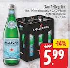 ital. Mineralwasser von San Pellegrino für 5,99 € bei EDEKA im Angebot ital. Mineralwasser von San Pellegrino im aktuellen EDEKA Prospekt