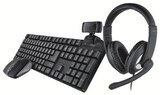 Ensemble de bureau 4 en 1 pour télétravailler - Trust en promo chez Super U Ensemble de bureau 4 en 1 pour télétravailler - Trust dans le catalogue Super U