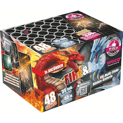 XXL-Multi-Effekt-Blinker-Batterie Fire & Ice