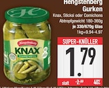 Knax oder Sticksi oder Cornichons im EDEKA Prospekt Knax oder Sticksi oder Cornichons von Hengstenberg im aktuellen EDEKA Prospekt für 1,79 €