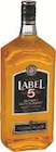 Blended Scotch Whisky 40° - Label 5 en promo chez Super U Villefranche-sur-Saône à 16,30 €