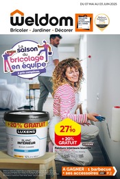 D'autres offres dans le catalogue "La saison du bricolage en équipe à prix complices" de Weldom D'autres offres dans le catalogue "La saison du bricolage en équipe à prix complices" de Weldom à la page 1