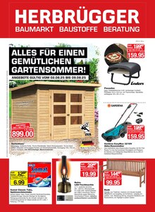 Aktueller Herbrügger Prospekt "ALLES FÜR EINEN GEMÜTLICHEN GARTENSOMMER!" Seite 1 von 16 Seiten für Menden
