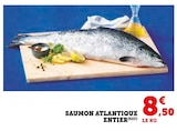 Saumon Atlantique entier - Super U à Orléans Saumon Atlantique entier en promo chez Super U Orléans à 8,50 €