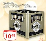 Bier Angebote von Warsteiner bei GLOBUS Plauen für 10,49 €