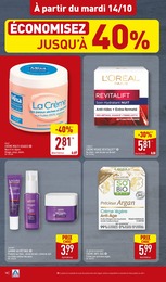 Prix et réduction Crème Hydratante dans le prospectus Aldi en cours Offre Crème Hydratante dans le catalogue Aldi du moment à la page 18