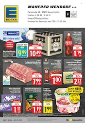 Warsteiner im EDEKA Prospekt in Kamp-Lintfort Aktueller EDEKA Prospekt mit Warsteiner, "Aktuelle Angebote", Seite 1