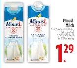 Frische Fettarme Milch oder Fettarme H-Milch im Angebot bei EDEKA in Friedrichshafen Frische Fettarme Milch oder Fettarme H-Milch Angebote von MinusL bei EDEKA Friedrichshafen für 1,29 €