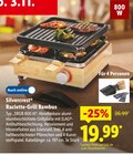 Raclette-Grill Bambus im Lidl Prospekt Raclette-Grill Bambus von Silvercrest im aktuellen Lidl Prospekt für 19,99 €