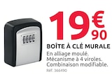 Mr.Bricolage Sarzeau - Promo Boîte à clé murale Promo Boîte à clé murale à 19,90 € dans le catalogue Mr.Bricolage à Sarzeau