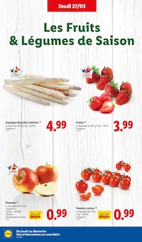 Promo Asperge dans le catalogue Lidl du moment à la page 4