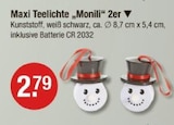 Maxi Teelichte 'Monili' 2er von  im aktuellen V-Markt Prospekt für 2,79 €