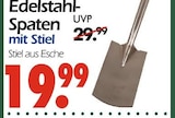 Edelstahl-Spaten mit Stiel Angebote bei Wreesmann Görlitz für 19,99 €