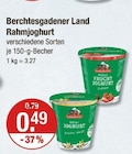 Rahmjoghurt von Berchtesgadener Land im aktuellen V-Markt Prospekt für 0,49 €