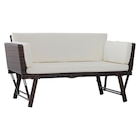 Outsunny Gartensofa braun Stahl B/H/L: ca. 66x67x129 cm für 139,99 € bei POCO im Angebot Outsunny Gartensofa braun Stahl B/H/L: ca. 66x67x129 cm im aktuellen POCO Prospekt