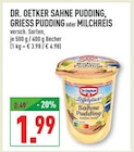 Sahne Pudding, Griess Pudding oder Milchreis Angebote von Dr. Oetker bei Marktkauf Recklinghausen für 1,99 €