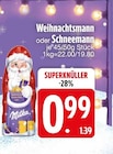 Weihnachtsmann oder Schneemann bei EDEKA im Schwabmünchen Prospekt für 0,99 €