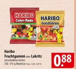 Haribo Fruchtgummi oder Lakritz Angebote bei famila Nordost Buchholz für 0,88 €