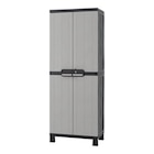 Armoire haute en résine gris 173X65X37 cm "LIANE" - Brico Dépôt à Houilles Armoire haute en résine gris 173X65X37 cm "LIANE" en promo chez Brico Dépôt Houilles à 94,90 €
