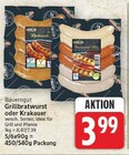 Grillbratwurst oder krakauer von Bauerngut im aktuellen E center Prospekt