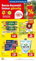 Activia im Lidl Prospekt LIDL LOHNT SICH auf S. 58